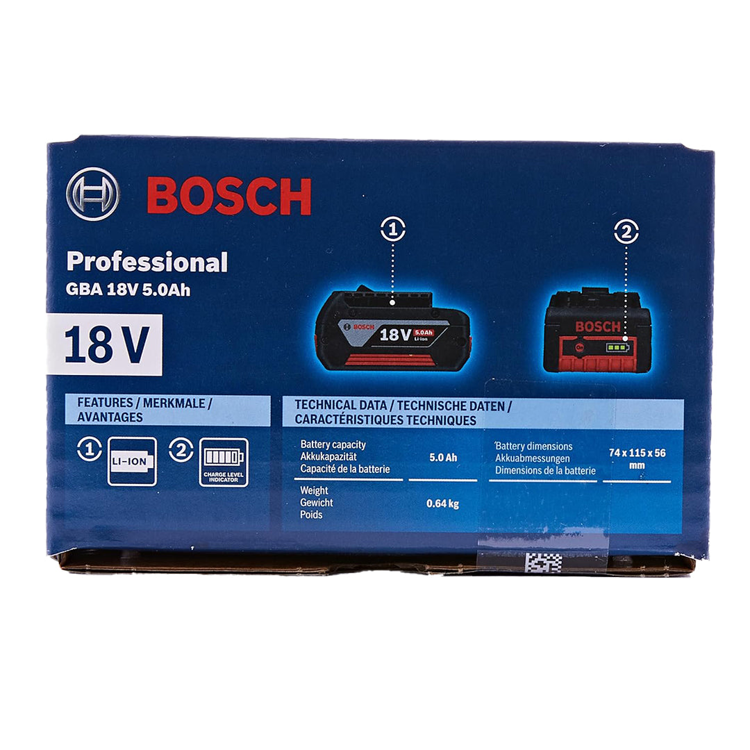 Bosch 18V 5.0Ah Li-Ion Battery Twin Pack (Pro Range) | AZ Tools UK