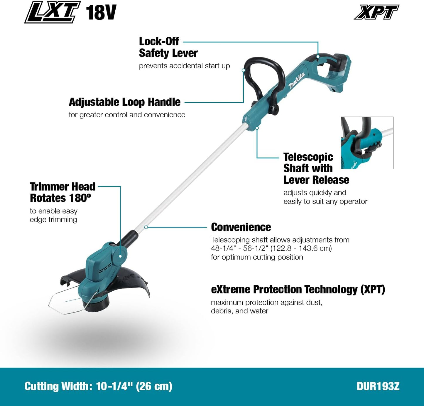 Makita 18V LXT Finishing Sander – DBO180Z Bare Unit